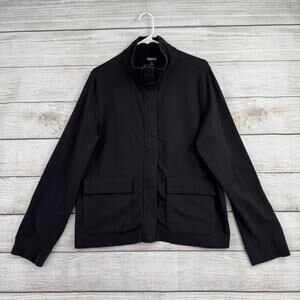 Patagonia Organic Cotton Roaming Layering Shirt Jacket Womens XL Black